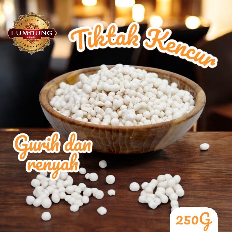 

Camilan Snack Tiktak Kencur 250gr Gurih dan Renyah