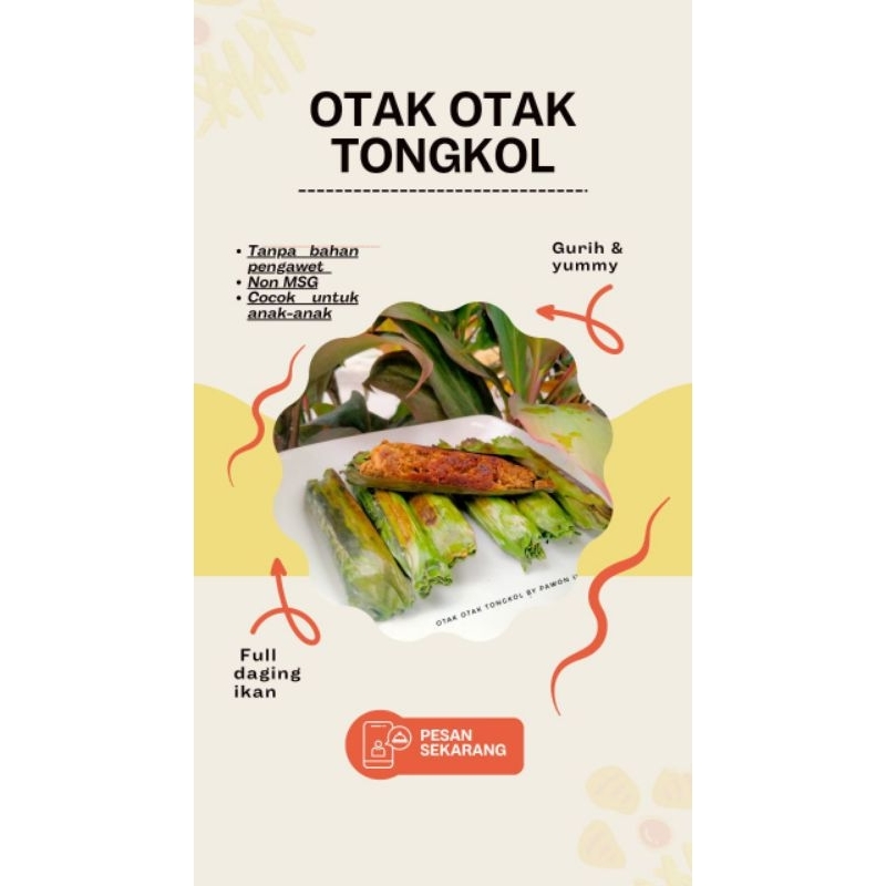 

Otak-Otak Tongkol full Daging Ikan