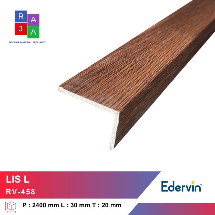 L-Trim 30 SPC - Lis Siku L Tangga PVC Lis Parkit Lantai Laminate Flooring Edervin