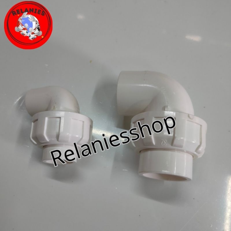 watermur Elbow konektor upvc  Elbow sambungan pipa