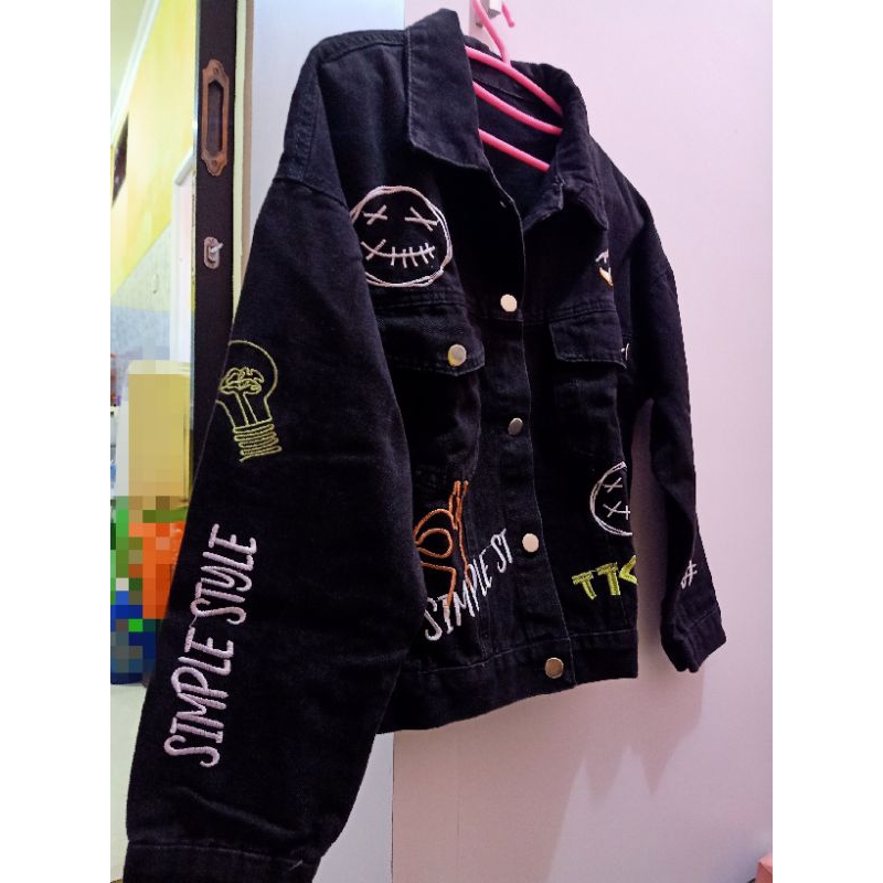 [ Preloved ] Jaket Jeans AMR Simple Style St TTOX