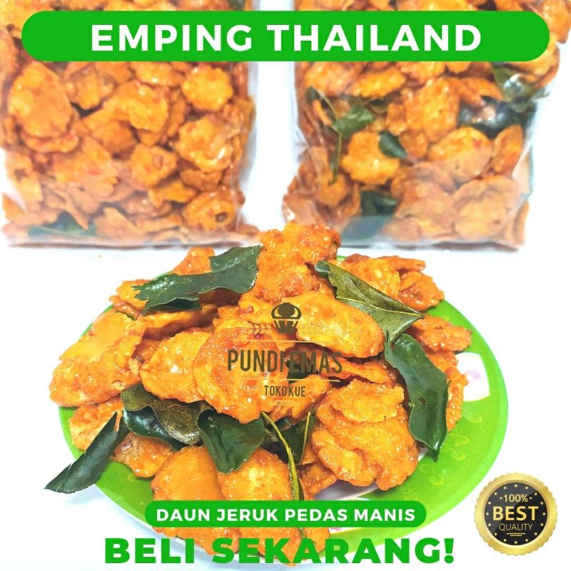 

Emping Melinjo 1 kg Emping Thailand Pedas Manis Daun Jeruk Enak Renyah Terlaris