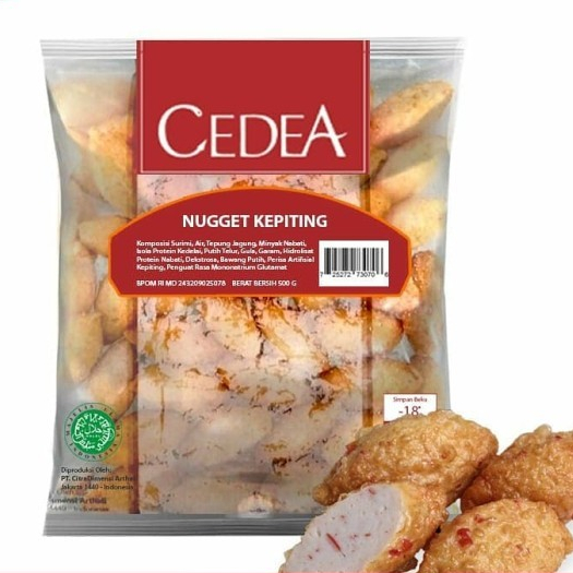 

CEDEA CRAB NUGGET 500 GRAM