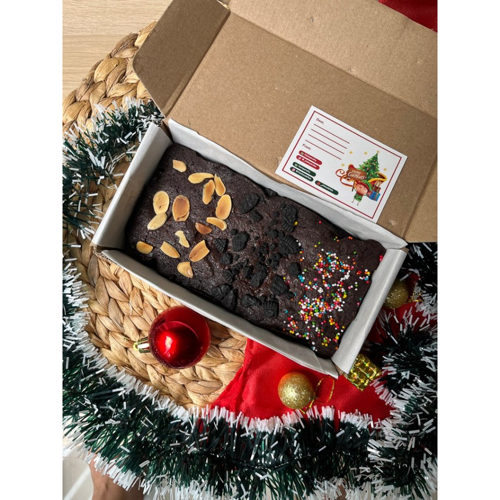 

Brownies in a Box - Chocobites x Hampersku - Hampers Natal/ Christmas Brownies