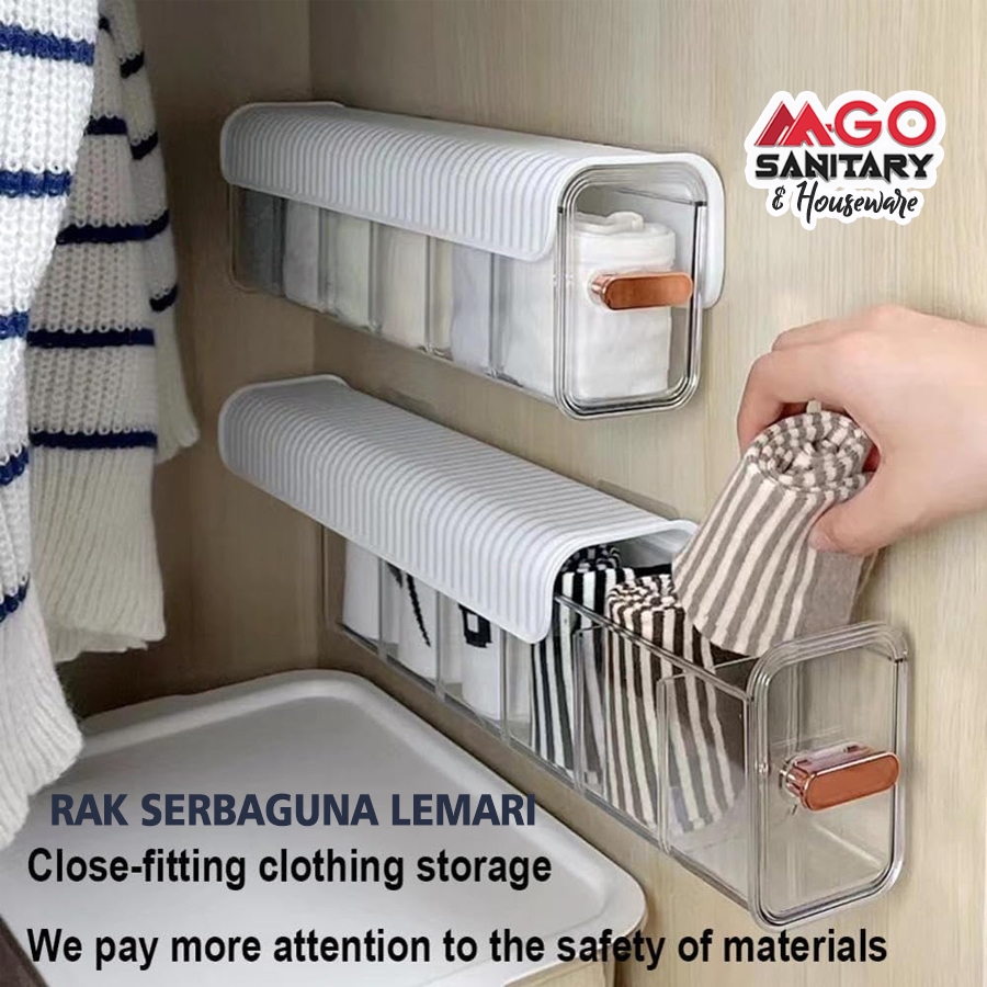 ready stock rak serbaguna sliding/rak penyimpanan serbaguna/rak kaos kaki/aksesories