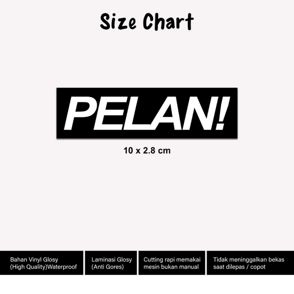 

Sticker Pelan Laminasi Glossy 10cm Stiker Pelan Bodi Motor Cutting