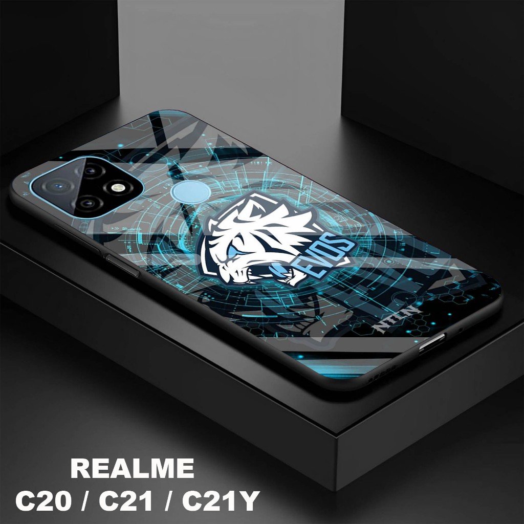 Softcase Kaca Kilau Realme C20 / C21 C21Y - Softcase Kaca Realme C20 / C21 C21Y - Softcase Kaca Kila