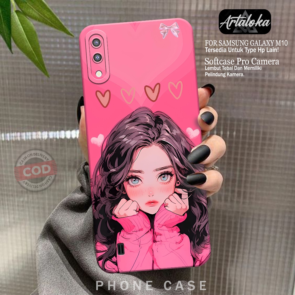 Softcase Hp Samsung Galaxy M10 Fashion Case Kartun Case Samsung Galaxy M10 Silikon TPU Pro Camera Ca
