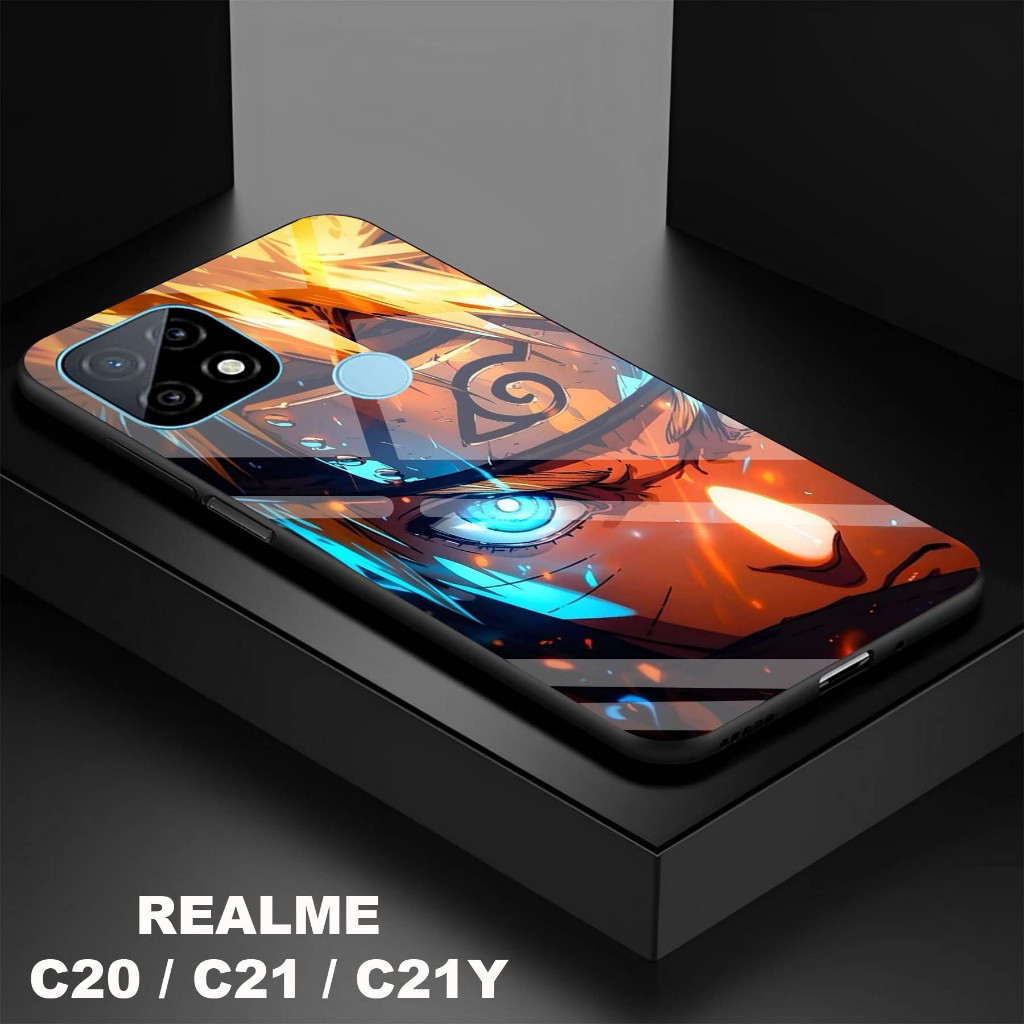 Softcase Kaca Kilau Realme C20 / C21 C21Y - Softcase Kaca Realme C20 / C21 C21Y - Softcase Kaca Kila