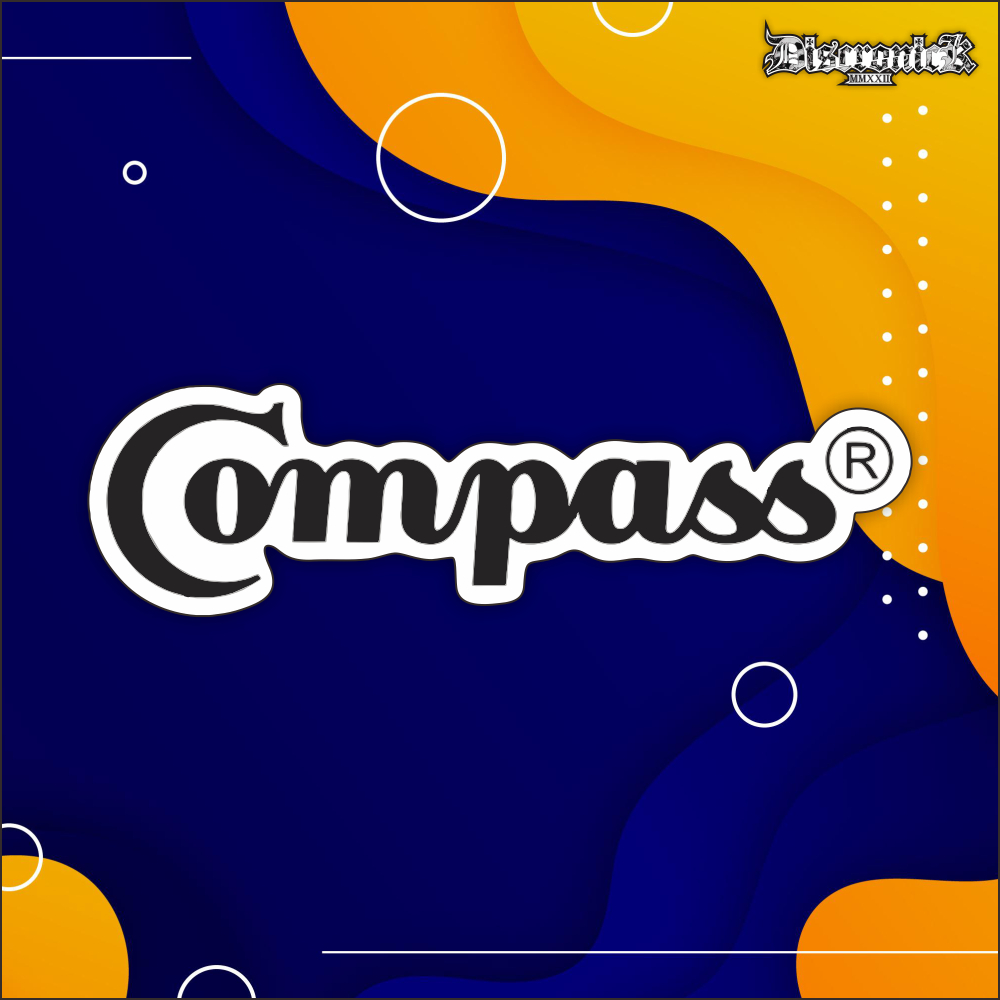 

Stiker / Sticker COMPASS Brand Logo Cutting