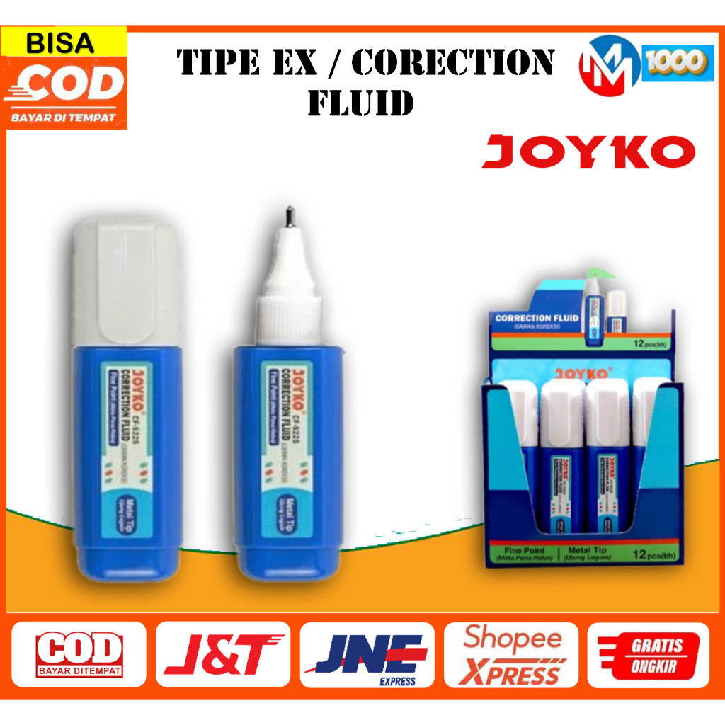 

TIPEX CAIR JOYKO TIP EX CF-S225 - BIRU