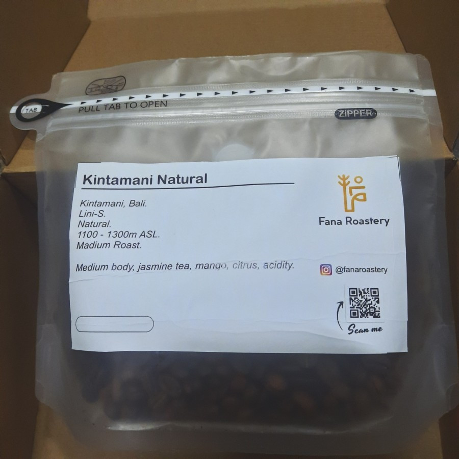 

Biji Kopi Arabica Kintamani Natural Fresh Roast 200 Gram