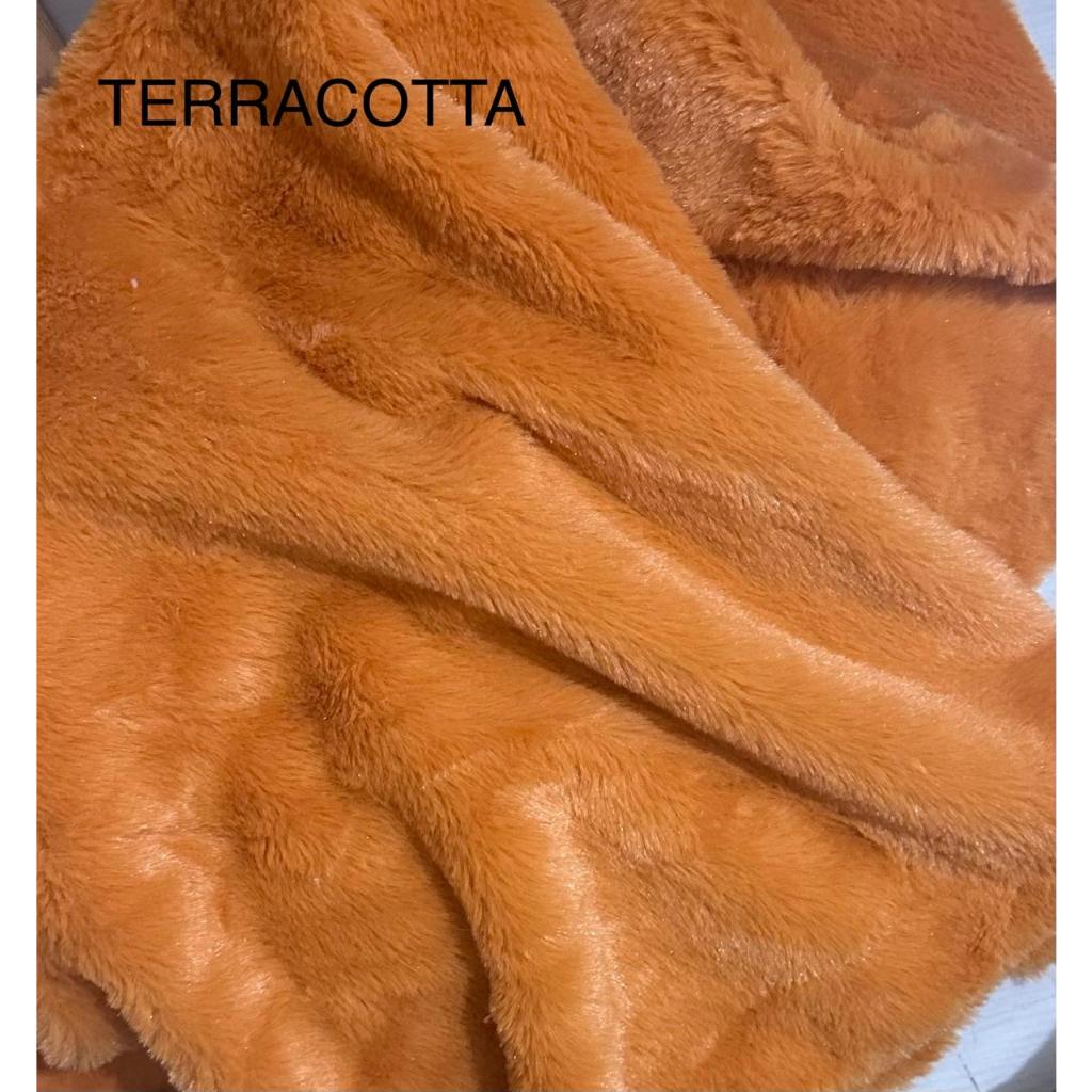 Gratis Ongkir Kain Bulu Rabbit Fur/Kain Bulu Kelinci Halus/Kain Bulu Korea Kain Multifungis Ukuran