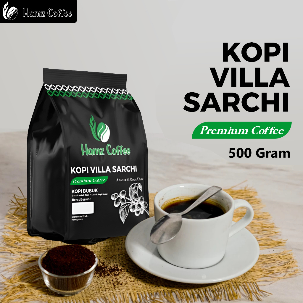 

Hamz Coffee - kopi bubuk villa sarchi rasa berkualitas 500gr