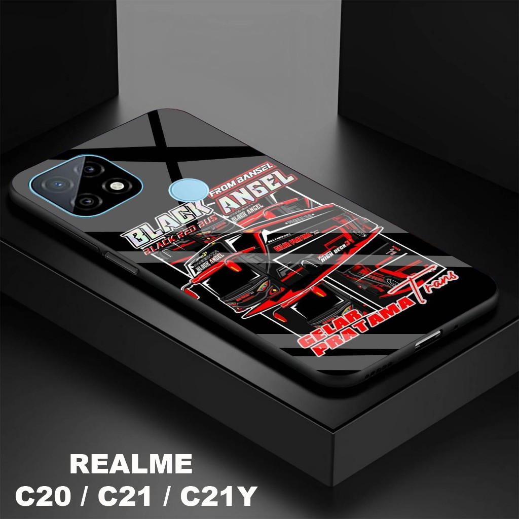 Softcase Kaca Kilau Realme C20 / C21 C21Y - Softcase Kaca Realme C20 / C21 C21Y - Softcase Kaca Kila