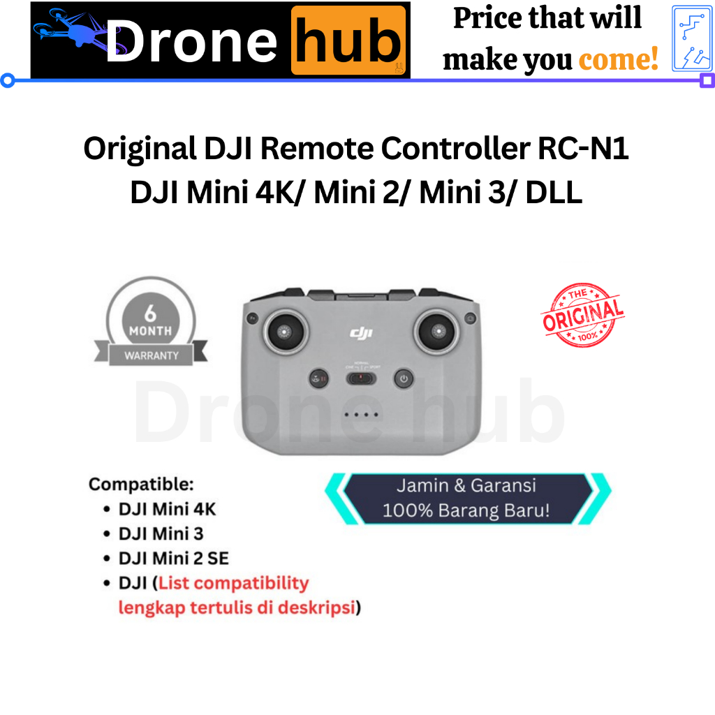 Remote DJI RC-N1 DJI Mini 4K DJI Mavic 3 Classic DJI Mavic 3 DJI Mavic 3 Pro DJI Air 2S DJI Mini 3 P