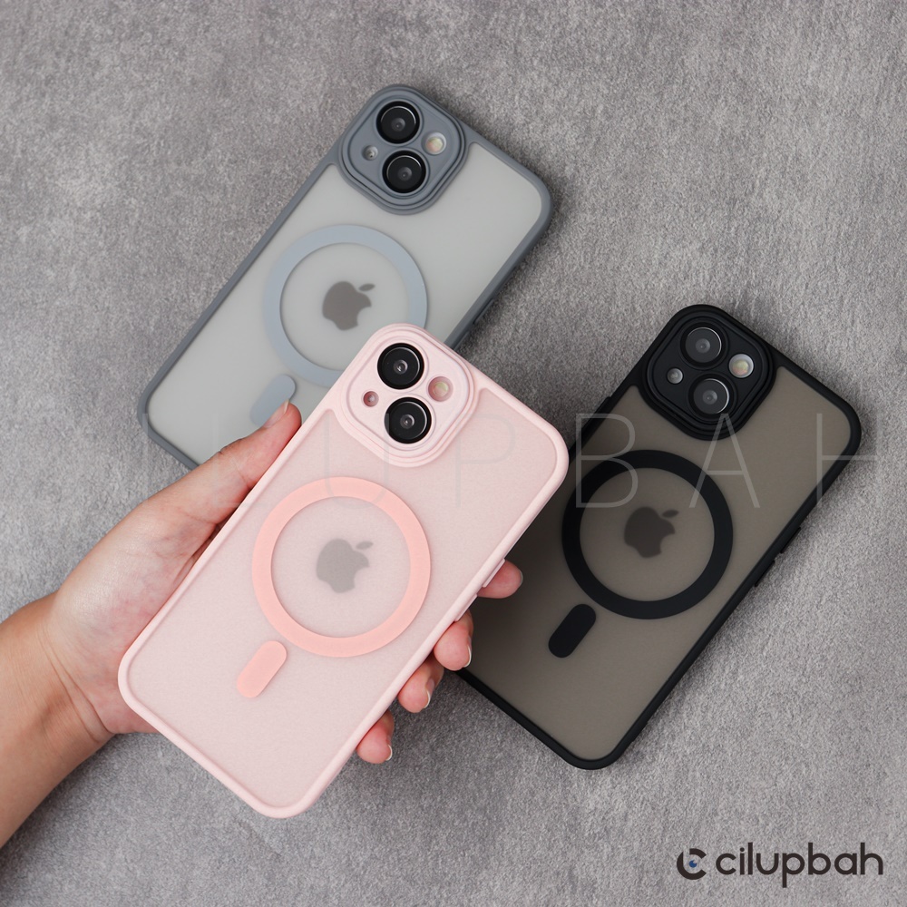 CILUPBAH Matte Magsafe Case For iPhone X XS XR XS MX 11 12 13 14 15 16 17 Air Pro Plus Pro Max