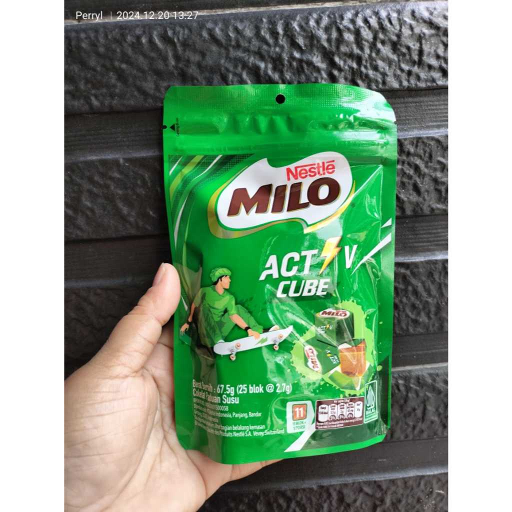 

(BARU) Nestle Activ Cube Kaca 7.5g & 25pcs | Milo Candy Cube | Permen Milo | Cube Milo