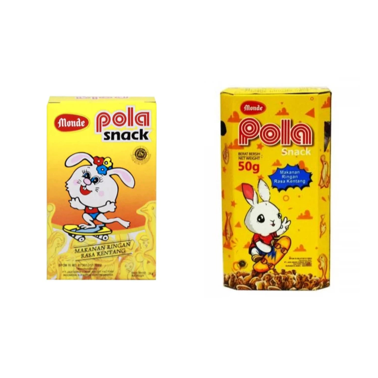 

MONDE POLA SNACK MAKANAN RINGAN RASA KENTANG 25gr dan 50gr