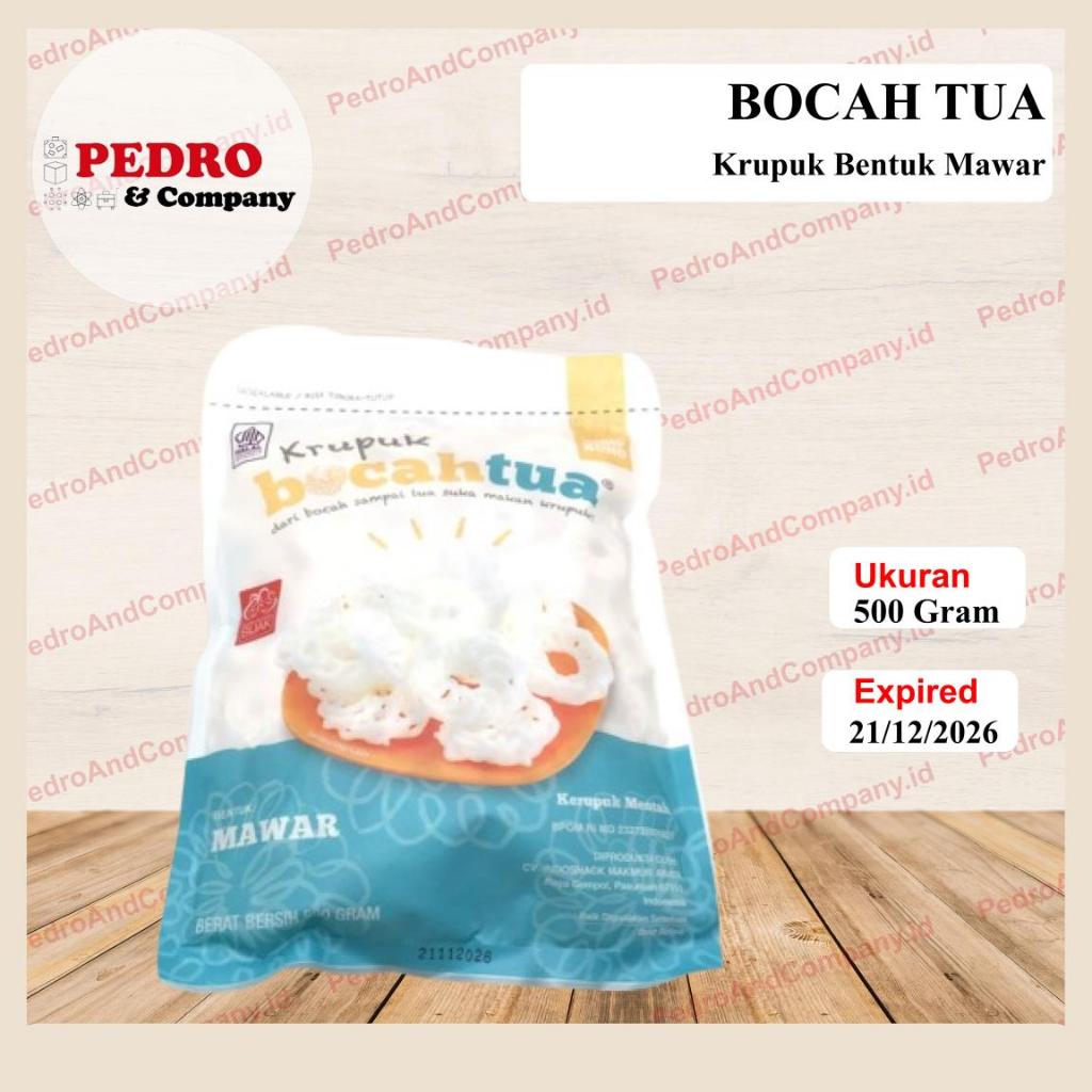 

Bocah tua krupuk betuk MAWAR 500 gram - kerupuk mentah crisp