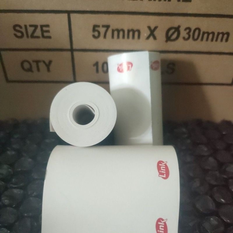 

Kertas Struk Thermal Paper Roll Logo Link 57*30/58*30