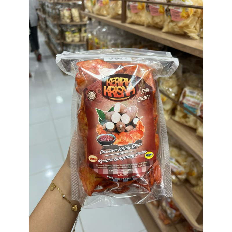 

KERIPIK SINGKONG PEDAS KRISNA