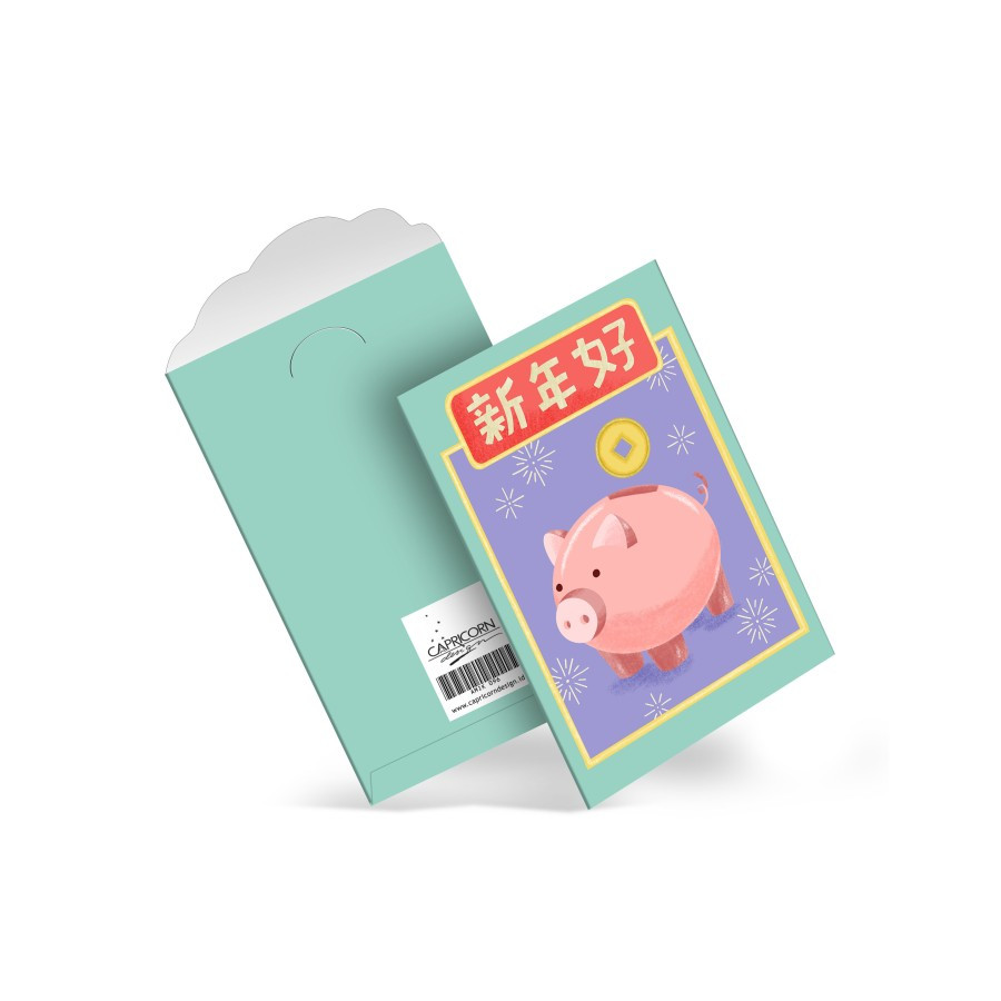 

5 Pcs Amplop Angpau Bernuansa Imlek Berbagai Pilihan Design Edisi Chinese New Year Ukuran 7.5 x 11 cm