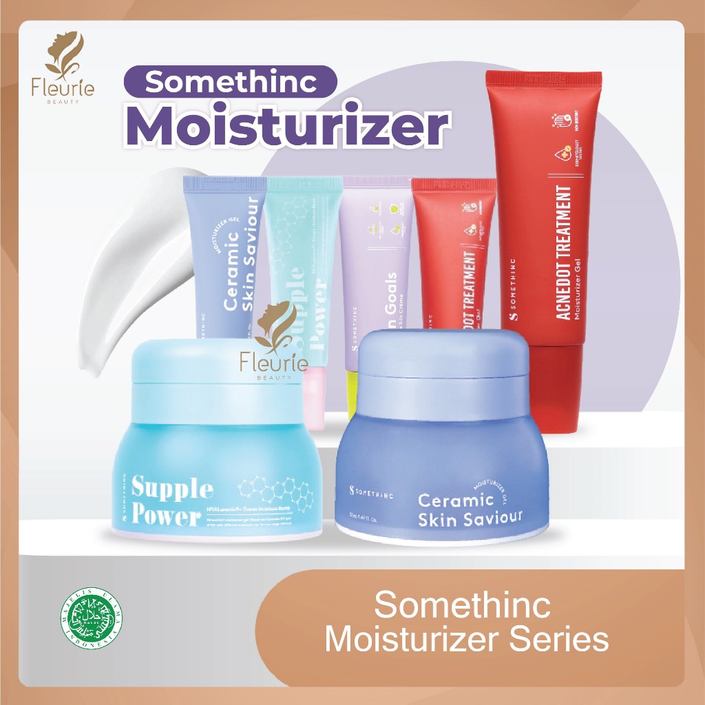 Somethinc Moisturizer Series - Ceramic Skin / Skin Goals / Supple Power / Acnedot Gel Moist Krim Pel