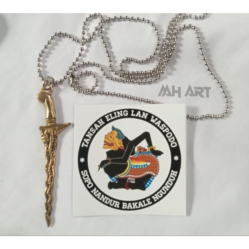 Keris kalung Nogososro kuningan