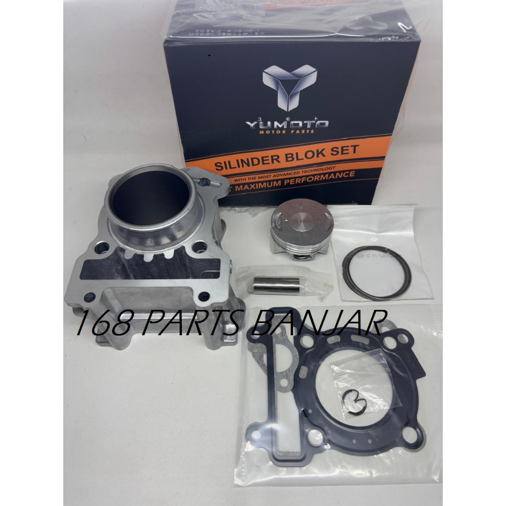 Ymt Yumoto Cylinder Silinder Kit Blok Set Poring Yamaha Xeon GT F1 / 1LB (52.4 MM)