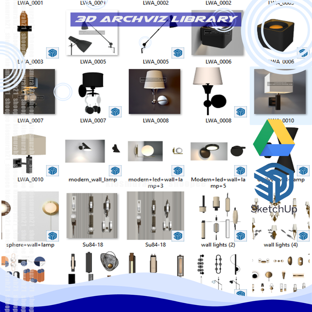 Sketchup Model Asset Library