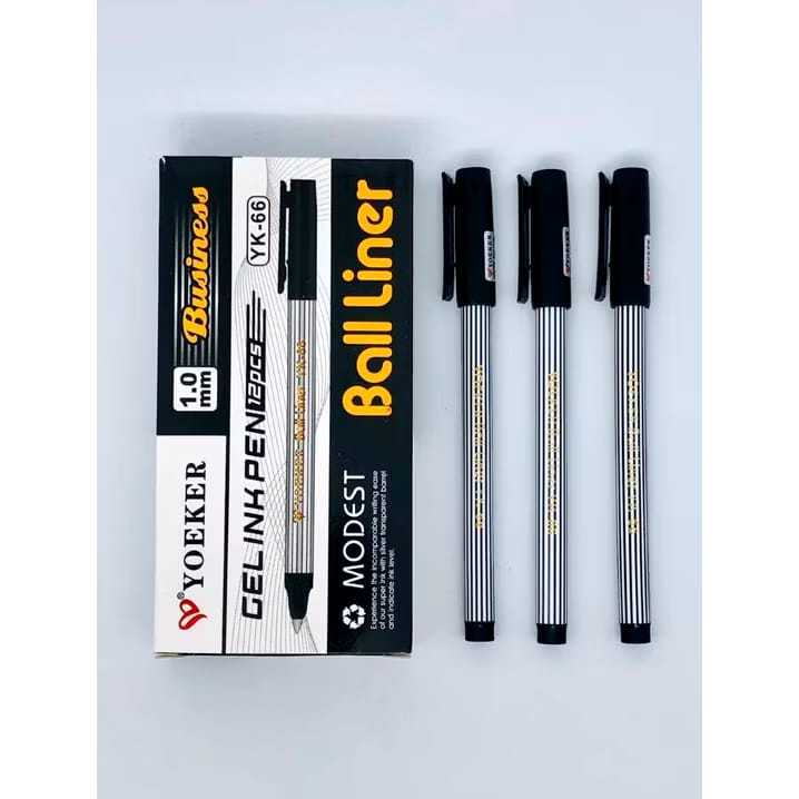 

(12pc) Pulpen Gel Balliner 1.0mm / Pen Boliner murah / Pena jel Baliner