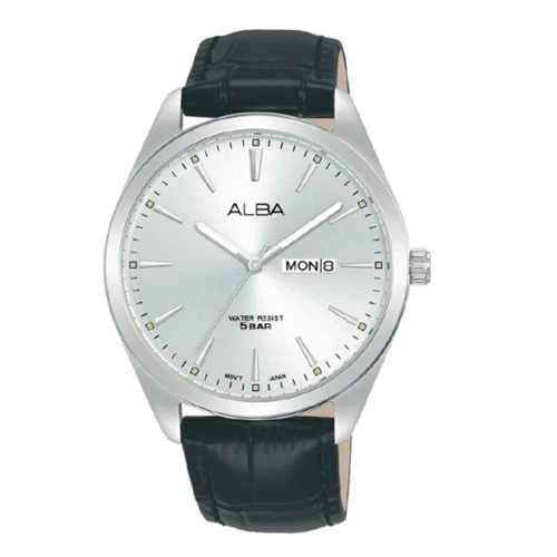 Jam Tangan Pria Kulit Alba AJ6193 AJ6193X1 Original