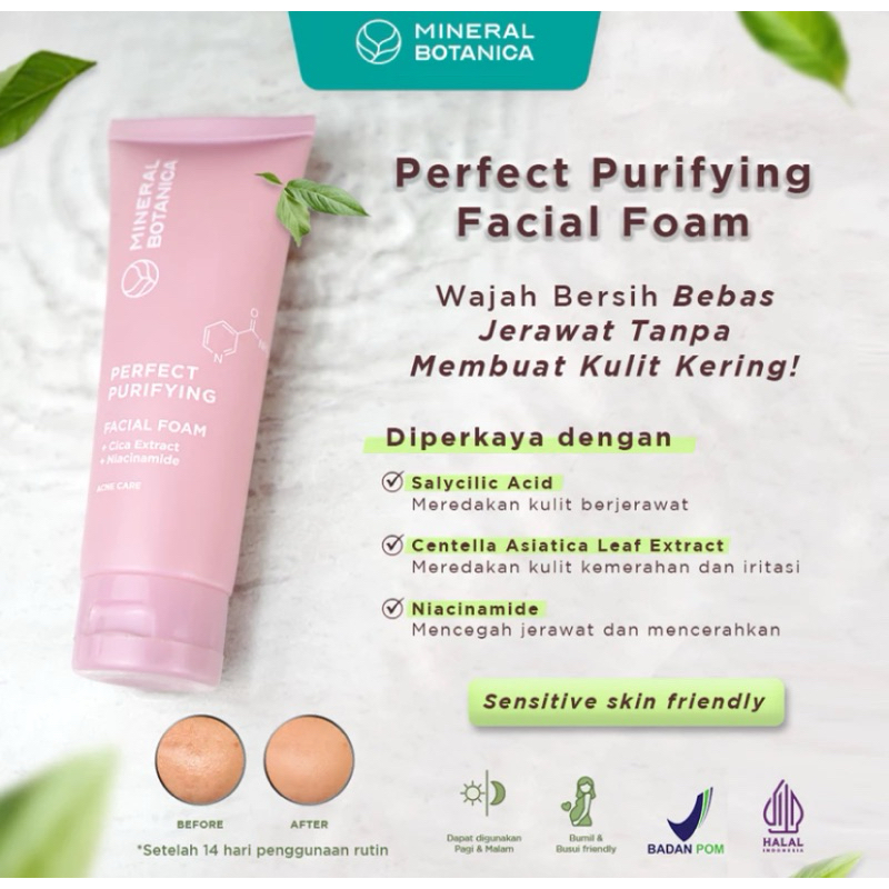 Mineral Botanica Perfect Purifying Facial Foam Face wash