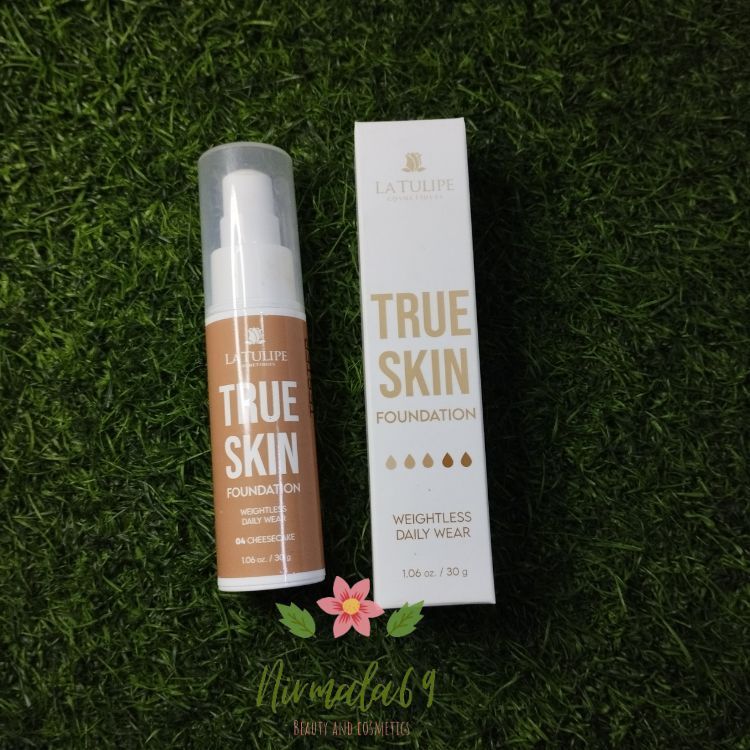 Latulipe True Skin Foundation Wightless Daily Wear 30gr/pondasion cair/alas bedak pengantin/alas bed