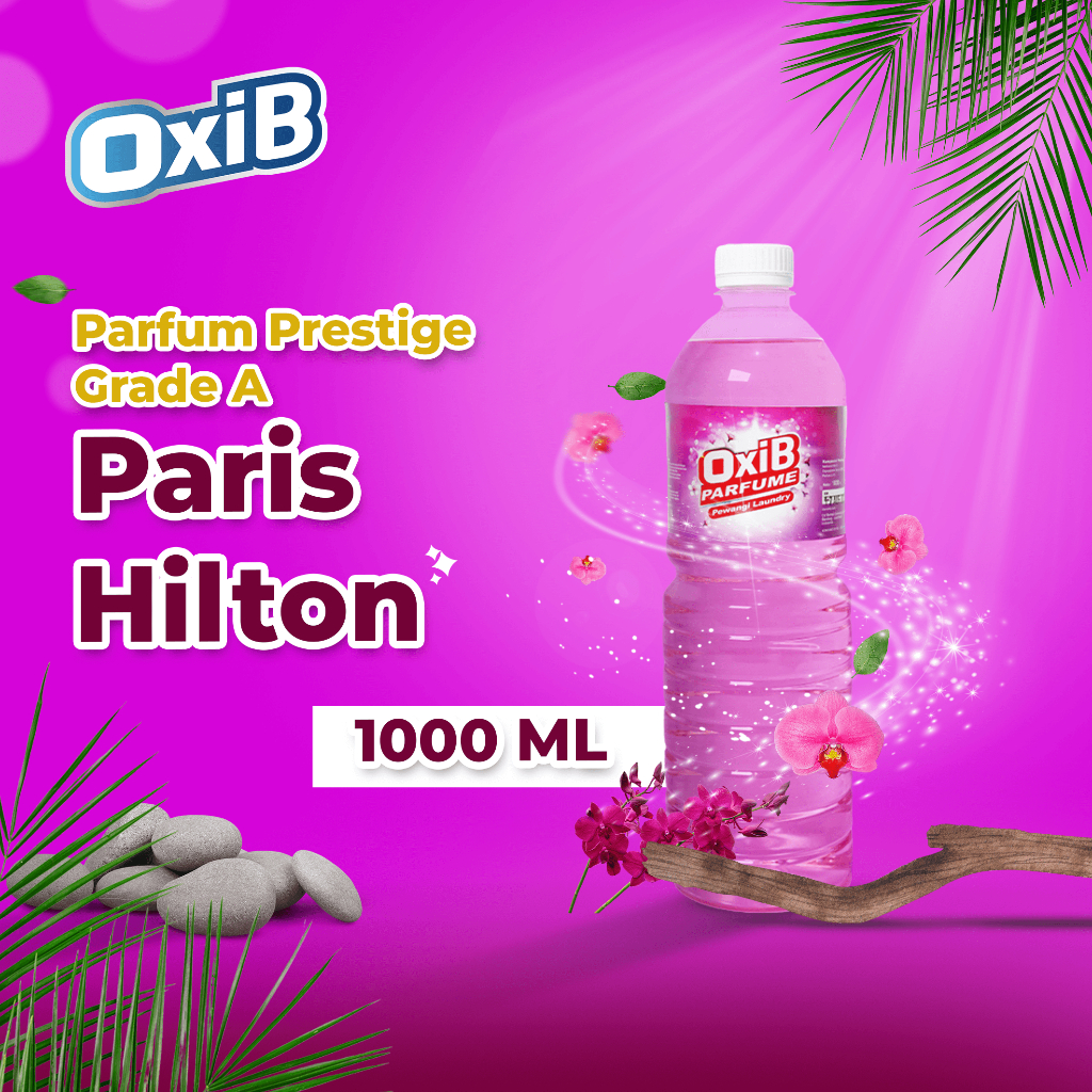 OXIB Parfum laundry PARIS HILTON pewangi pakaian premium Packing Plastik & Dus