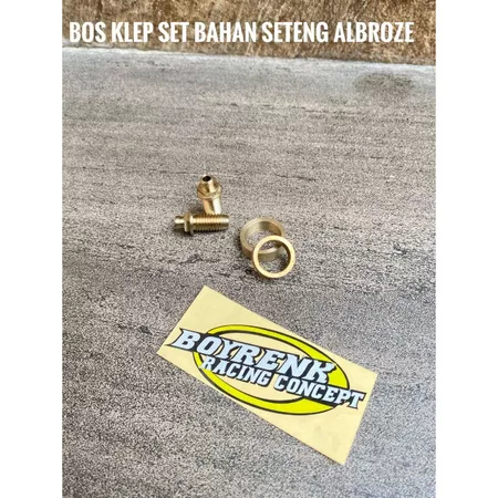 BOSH KLEP BOSHKLEP DRAT ALBRONZE BATANG 5MM SET BAHAN SETENG UKURAN 30/26-30/25-29/24-28/24-27-23/26