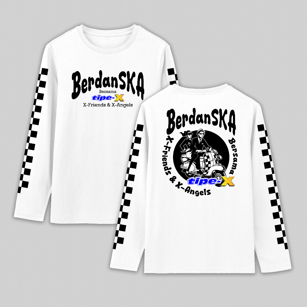 Kaos Lengan Panjang Tipe-X - Kaos X-Friends - Kaos Distro Pria Wanita