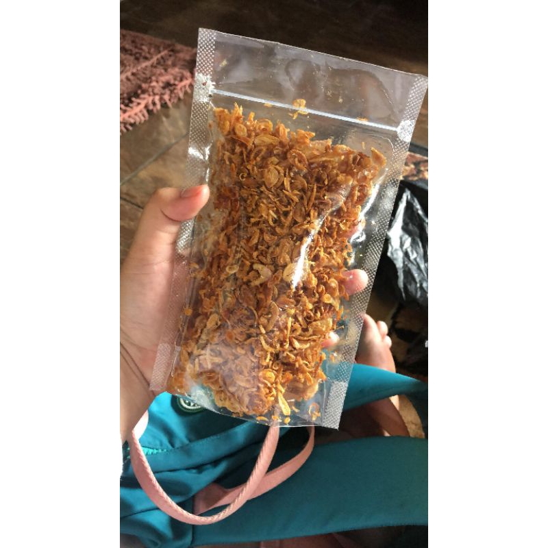 

Bawang Goreng Asli tanpa tepung.