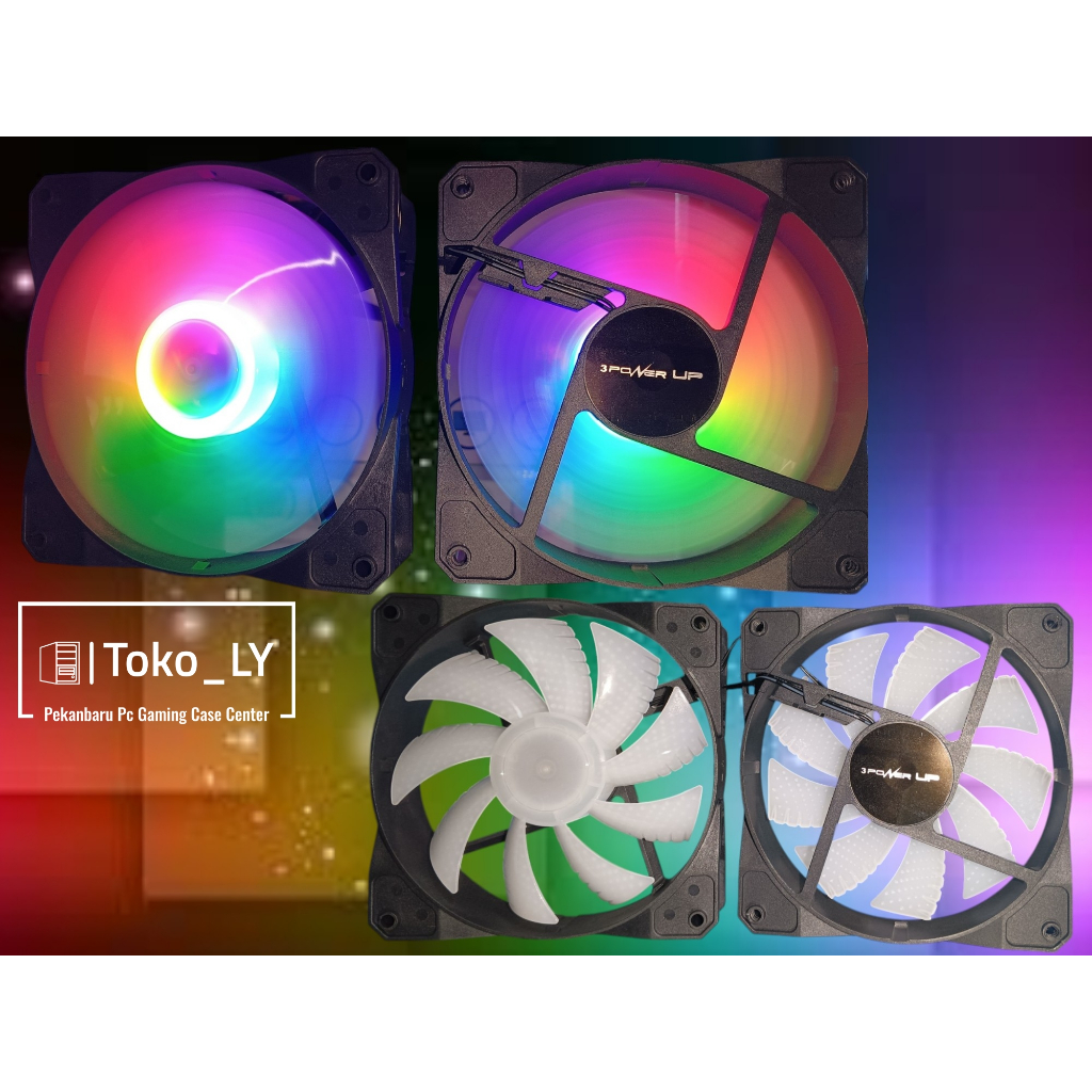 Fan Casing PC/FAN Cooler PC Led Raptor RGB Loop Lampu Tengah Lost Pack - Fan RGB