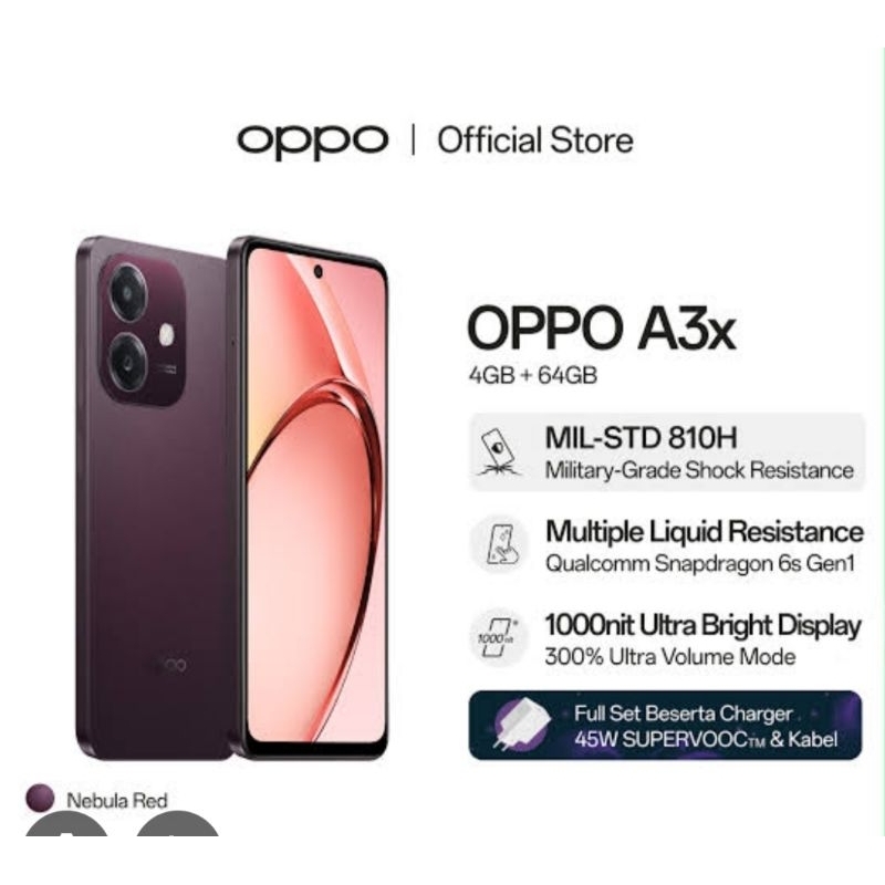 OPPO A3X RAM 6/128