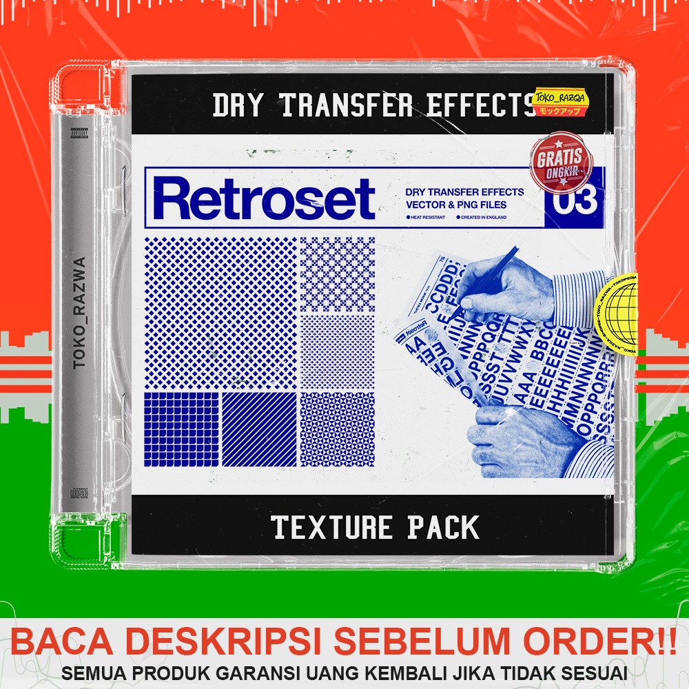Texture Pack - Retroset 03 - Dry Transfer Effects - 161224