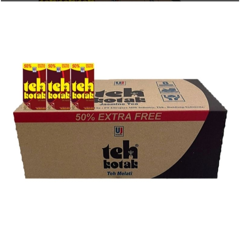 

Teh Kotak Melati merk ultra 1 dus @300ml
