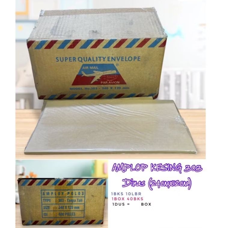 

Amplop Kesing 303 Dinas/Amplop Dinas Coklat/Murah