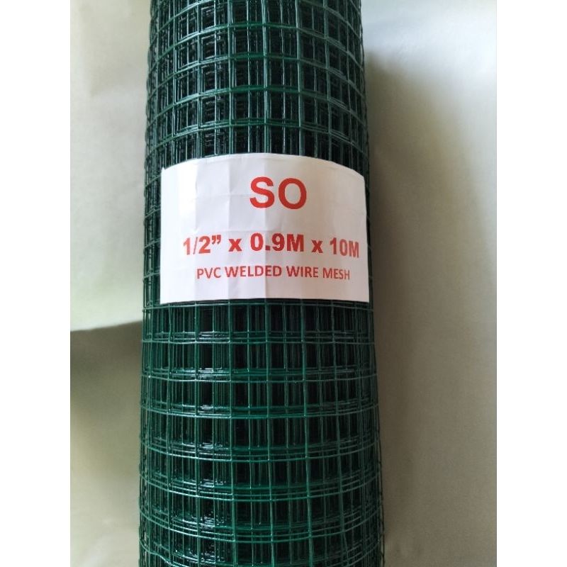 1 ROLL KAWAT JARING LOKET PVC ANTI KARAT 1/2 INCH KAWAT AYAK KANDANG AYAM BURUNG 1/2"