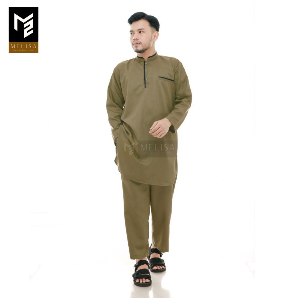 Baju Koko Pria Setelan Kurta Pakistan Lengan Panjang Bahan Katun Toyobo Koko Muslim Dewasa Remaja Pr