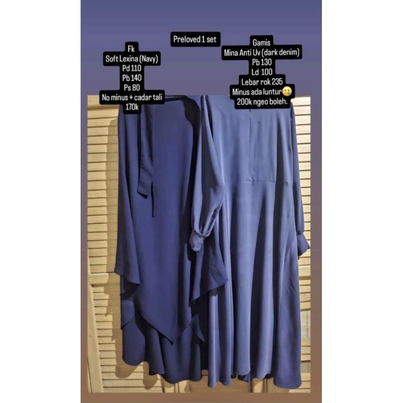 PL 1 set Gamis dan Fk