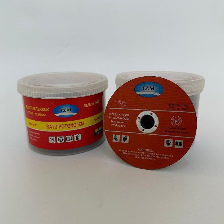 BATU POTONG BESI CUTTING WHEEL MATA GERINDA 4 INCH  / BATU MATA GERINDA POTONG BESI 4INCH