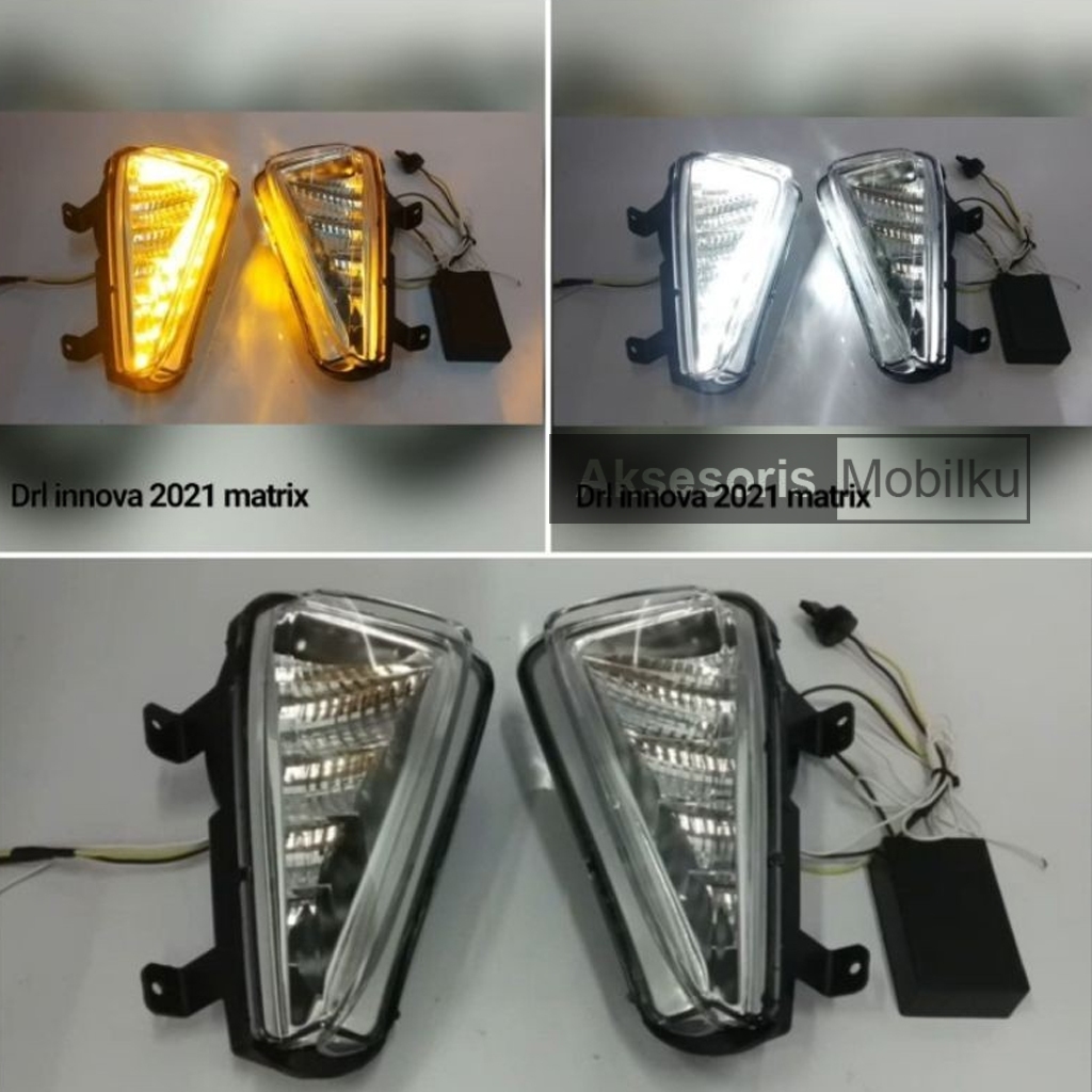 Lampu Sein Innova reborn 2021 up DRL + Running