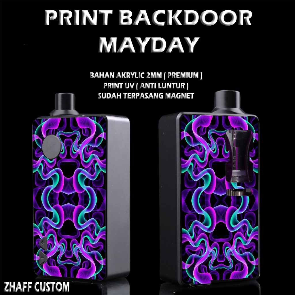 

ACCESORIES Backdoor akrilik + print UV BISA CUSTOM ZhaffCustom